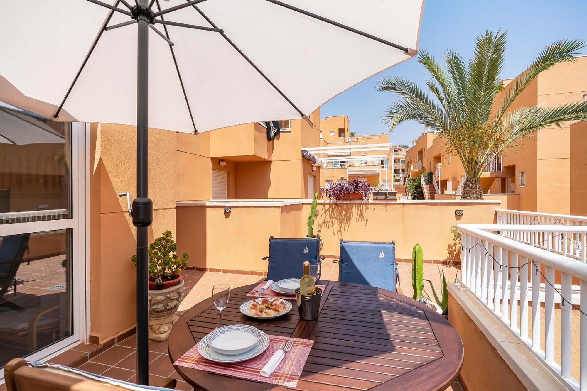 Ferienwohnung Aguamarina Golf Mojácar Exterior foto